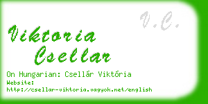 viktoria csellar business card