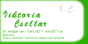 viktoria csellar business card